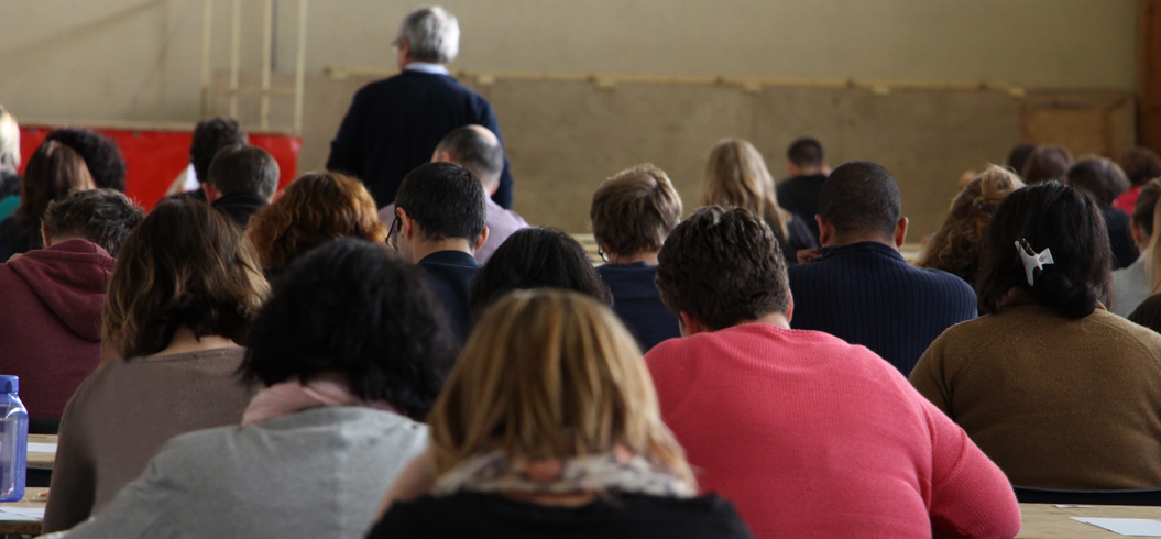 Candidats présentant une épreuve d'un concours de la fonction publique territoriale