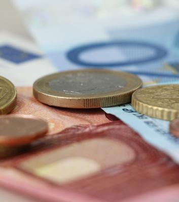 Pièces de monnaie et billets en euros